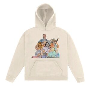 Zach Bryan Quittin' Time Tour Official Merchandise Pullover Graphic Hoodie Small